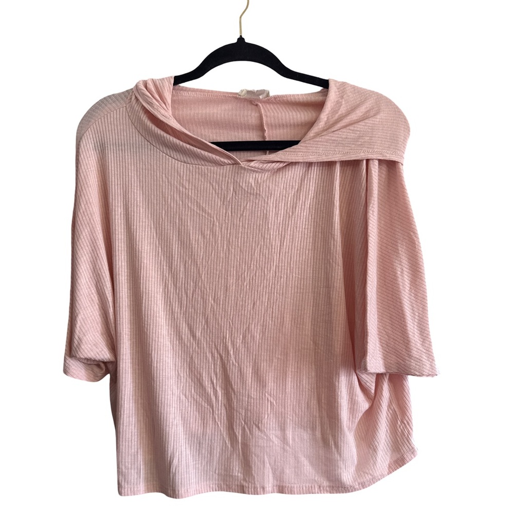 Pink Hooded Top